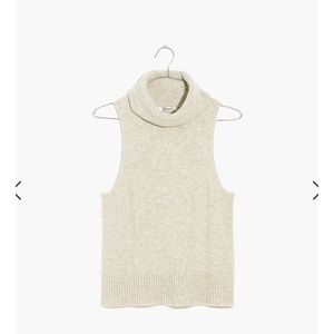MADEWELL Hallowell Turtleneck Sweater Tank size xs
